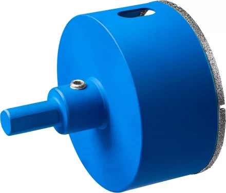 Коронка ЗУБР алмазная в сборе по кафелю, керамике с центрирующим сверлом и имбусовым ключом, зерно 60, 68мм 29850-68 купить в Ханты-Мансийске