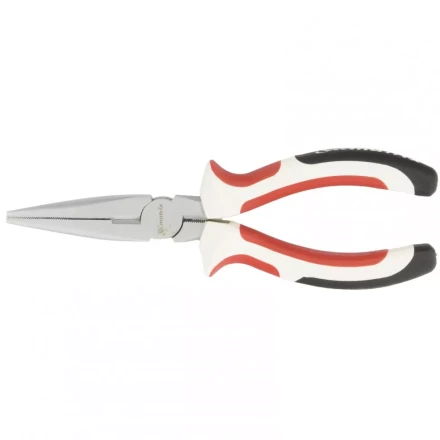 Длинногубцы White Nickel 180 мм прямые никелированные трехкомпонентные рукоятки MATRIX 17189 купить в Ханты-Мансийске