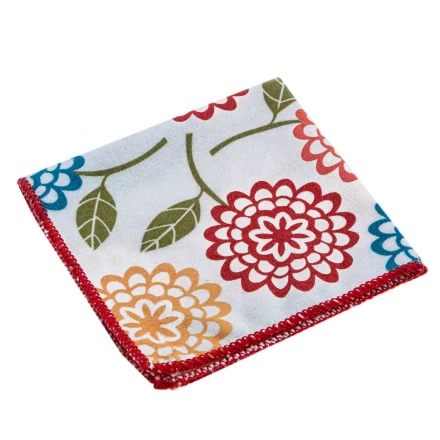 Салфетка из микрофибры универсальная Home Palisad 923435, 300 х 300 мм, с цветами купить в Ханты-Мансийске