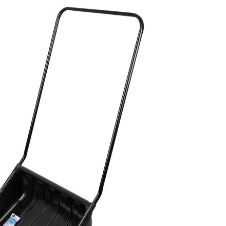 Движок для уборки снега пластиковый, 690х470х1420 мм, стальная рукоятка, Сибртех 61642 купить в Ханты-Мансийске