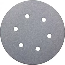 Круг шлифовальный URAGAN "Универсальный с покрытием стеарата цинка" на липучке, 6 отверстий, P180, 150мм, 5шт 907-43113-180-05