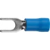 Наконечник СВЕТОЗАР для кабеля,изолированный,с вилкой,синий, вн. d 4,3мм,под болт 6мм,провод 1,5-2,5мм2, 27А,10шт 49420-25 купить в Ханты-Мансийске