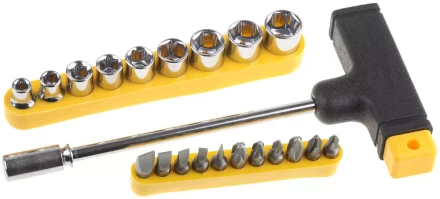 Набор: Отвертка Т-образная Maxfix с битами и торцовыми головками, 22-в-1, STAYER 2540-H20, 22 предмета 2540-H20 купить в Ханты-Мансийске