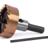 HSS-TiN коронка MESSER 30мм с центр. сверлом и толкающей пружиной для  лист. материала  до 2 мм ц/х купить в Ханты-Мансийске