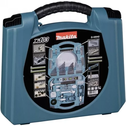 Универсальный набор Makita D-42042, 103 шт, в кейсе купить в Ханты-Мансийске