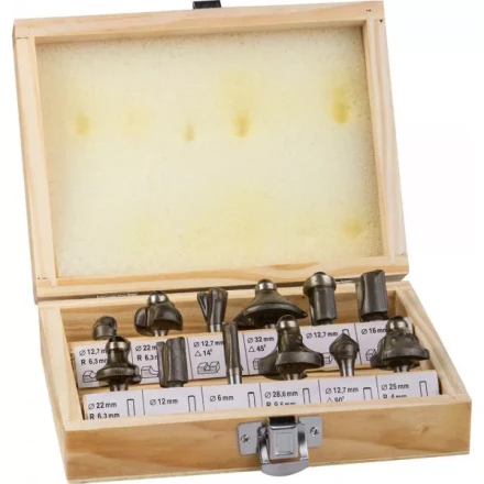 Набор STAYER Фрезы по дереву, 12шт 2992-H12 купить в Ханты-Мансийске