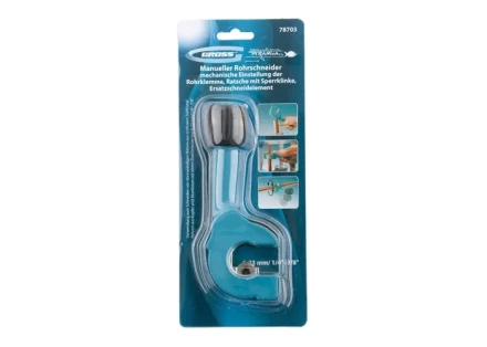 Труборез ручной &quot;PIRANHA&quot; 6-23 мм (1/4&quot;-7/8&quot;) механическая регулировка зажима трубы GROSS 78703 купить в Ханты-Мансийске