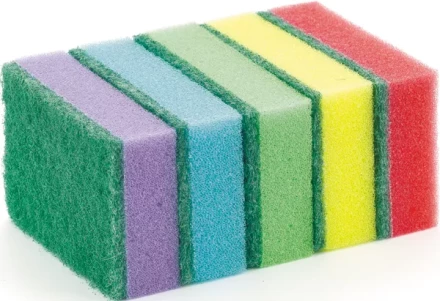 Губки для посуды Optima, 96*64*27 мм, 10шт ТМ Elfe 92352 купить в Ханты-Мансийске