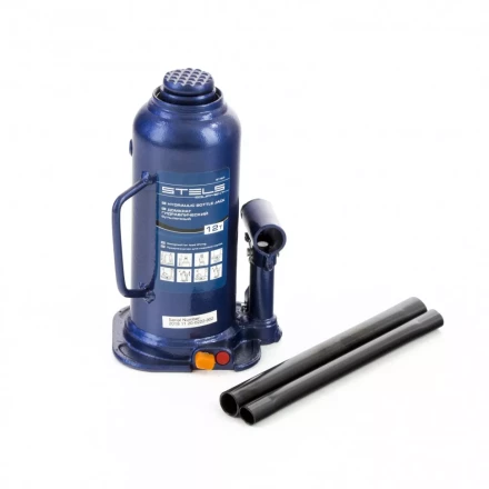 Домкрат гидравлический бутылочный 12 т h подъема 227-457 мм Stels 51167 купить в Ханты-Мансийске