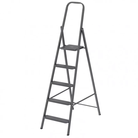 Стремянка 5 ступени компактная стальная Россия Сибртех 97945 купить в Ханты-Мансийске