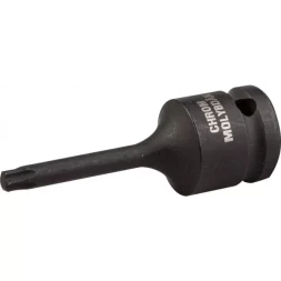 Торцовая головка KRAFTOOL &quot;INDUSTRIE QUALITAT&quot; ударная (1/2&quot;), TORX, Cr-Mo, фосфатированная, T40 27952-40_z01