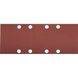 Лист шлифовальный ЗУБР "МАСТЕР", 8 отверстий, для ПШМ на зажимах, Р180, 93х230мм, 5шт 35591-180