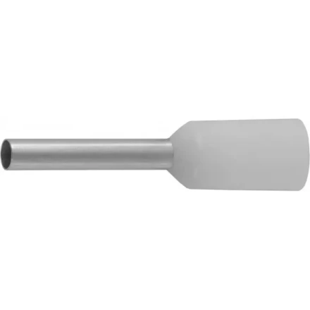 Наконечник СВЕТОЗАР штыревой, изолированный, для многожильного кабеля, белый, 0,75 мм2, 25шт 49400-07 купить в Ханты-Мансийске