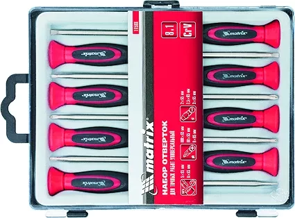 Набор отверток для точных работ универсальный, 8 шт., Crv Matrix 11588 купить в Ханты-Мансийске