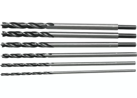 Набор сверл по дереву 6-8-10-12-13-14 мм L 300 мм 6 шт цилиндрический хвостовик SPARTA 702305 купить в Ханты-Мансийске