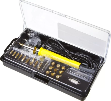 Прибор для выжигания STAYER &quot;PROFESSIONAL&quot;, 3в1, с набором насадок 20шт 45227 купить в Ханты-Мансийске