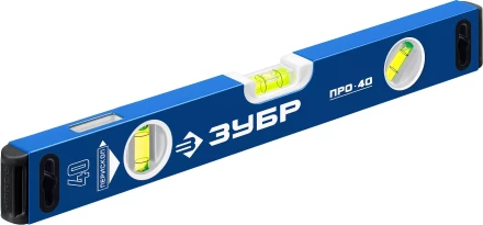ЗУБР ПРО, 400 мм, уровень с усиленным профилем, Профессионал (34590-040) купить в Ханты-Мансийске
