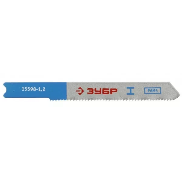 Полотна ЗУБР "ЭКСПЕРТ", U118A,  для эл/лобзика, HSS, по металлу, US-хвост., шаг 1,2мм, 50мм, 3шт 15598-1.2 купить в Ханты-Мансийске