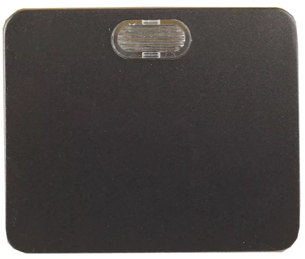 Выключатель СВЕТОЗАР "ГАММА" с подсветкой, одноклавишный, без вставки и рамки, цвет темно-серый металлик, 10A/~250B SV-54131-DM купить в Ханты-Мансийске