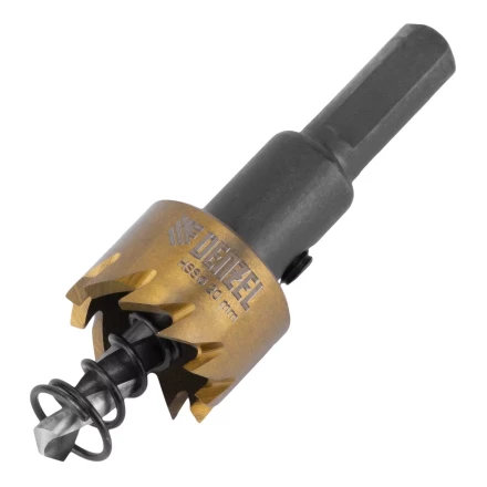 Коронка по металлу HSS, 20 мм, нитридтитановое покрытие Denzel 724101 купить в Ханты-Мансийске