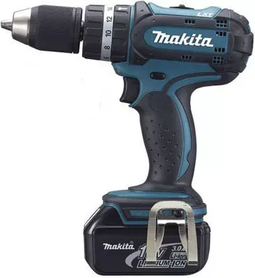 Аккумуляторная ударная дрель-шуруповерт Makita BHP452RFE купить в Ханты-Мансийске