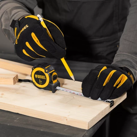 Рулетка Denzel 3м х 16мм, автоматич. фиксац., нейлон. покрытие, магнит. зацеп, двухстор. разметка, 31520 купить в Ханты-Мансийске