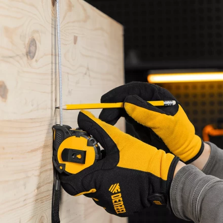 Рулетка Denzel 3м х 16мм, автоматич. фиксац., нейлон. покрытие, магнит. зацеп, двухстор. разметка, 31520 купить в Ханты-Мансийске