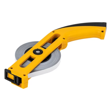 Рулетка геодезическая Denzel 30 м х 13 мм, открытый корпус, металлическая лента 31491 купить в Ханты-Мансийске