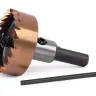 HSS-TiN коронка MESSER 35мм с центр. сверлом и толкающей пружиной для  лист. материала  до 2 мм ц/х купить в Ханты-Мансийске
