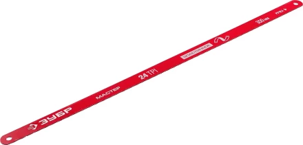 Полотно ЗУБР "МАСТЕР" по металлу 24 TPI  (шаг 1.0мм), Универсальное, 10шт 15853-24-10 купить в Ханты-Мансийске