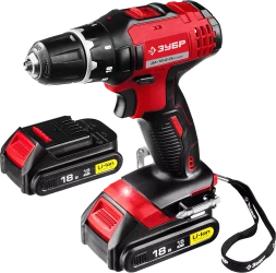 Дрель-шуруповерт 2 АКБ ДА-18-2-Ли КНМ2 серия МАСТЕР