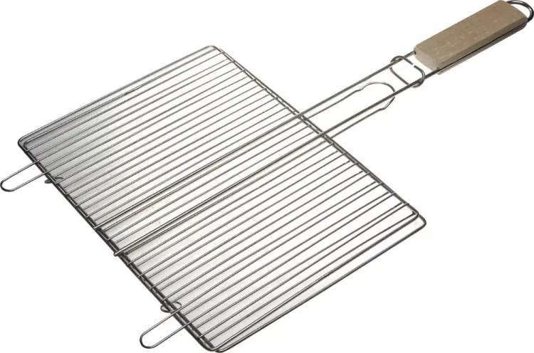 Решетка-гриль GRINDA "BARBECUE", плоская, нержавеющая сталь, 300х225мм 424733 купить в Ханты-Мансийске