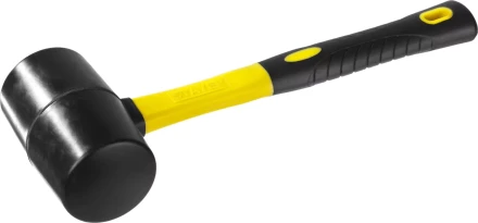 Киянка STAYER &quot;PROFESSIONAL&quot; резиновая ЧЕРНАЯ, с фиберглассовой ручкой 2054-75 купить в Ханты-Мансийске