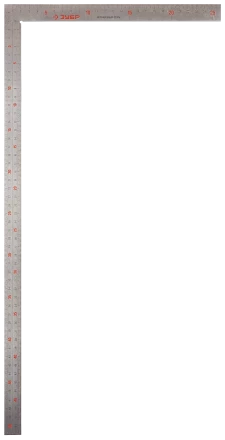 Угольник ЗУБР Цель 300 х 150 мм цельнометаллический нержавеющий Профессионал 34350-30 купить в Ханты-Мансийске