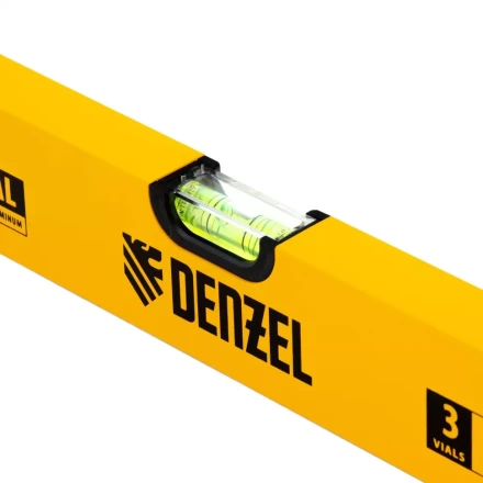 Уровень алюминиевый, 1500 мм, фрезерованный, 3 глазка Denzel 33685 купить в Ханты-Мансийске