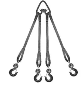 Строп текстильный четырехветвевой 4СТ 1.25 т L=4 м  SF6 30 мм Звено РТ-3 купить в Ханты-Мансийске