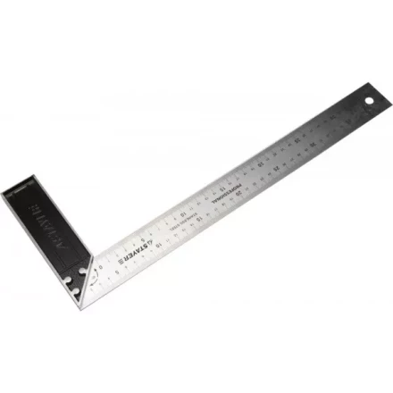 Угольник STAYER &quot;PROFI&quot; столярный, гравированная шкала, нержавеющее полотно 37мм, 400мм 3431-40_z01 купить в Ханты-Мансийске
