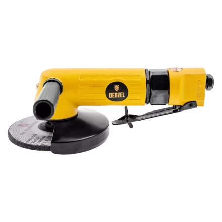 Пневматическая углошлифовальная машина Denzel 57477 AG125, 11000 об/мин, 125 мм, 186 л/мин купить в Ханты-Мансийске