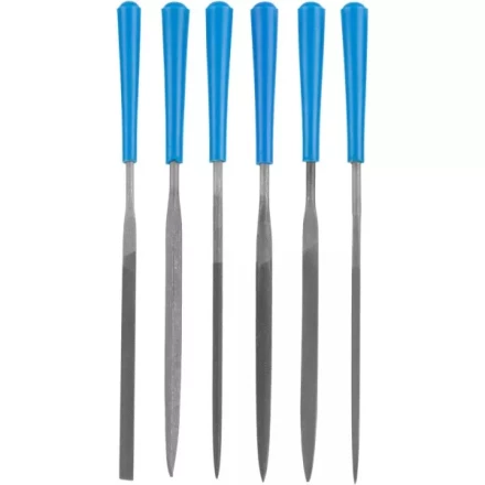 Набор ЗУБР "ЭКСПЕРТ": Надфили, пластмассовая ручка, насечка 2 = Бархатная, с чехлом, 100мм, 6шт 16022-2-H6 купить в Ханты-Мансийске