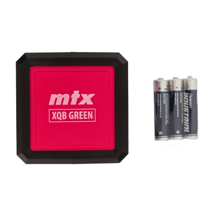 Лазерный уровень MTX XQB GREEN Basic SET, 20 м, зеленый луч, батарейки, резьба 1/4&quot; 35019 купить в Ханты-Мансийске