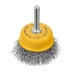 Щетка для дрели, 50 мм, Чашка, со шпилькой, нержавеющая витая проволока Denzel 744633 купить в Ханты-Мансийске