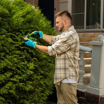 Секатор прямого реза Palisad, 200 мм, металлические обрезиненные рукоятки, 6054958 купить в Ханты-Мансийске