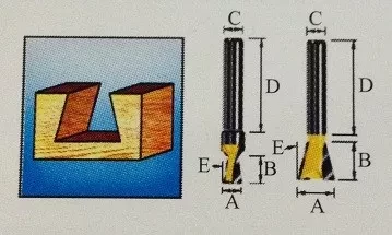 Фреза &quot;ласточкин хвост&quot; , Makita D-10914 купить в Ханты-Мансийске