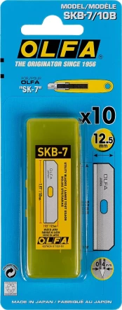 Лезвие OLFA специальное, для &quot;OL-SK-7&quot;, 12,5мм, 10шт OL-SKB-7/10B купить в Ханты-Мансийске