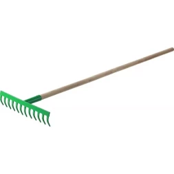 Грабли РОСТОК садовые с черенком, 12 прямых зубцов 421901-12