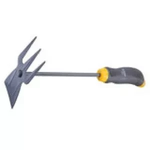 Мотыжка комбинир профиль &quot;трапеция&quot; и 3-зубая эргономичная двухкомп. рукоятка  PALISAD LUXE 62379 купить в Ханты-Мансийске