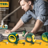 Рулетка KRAFTOOL "Kraft-Max", длинный вылет, нейлон покрытие, упрочненный двухкомп корпус, 5м/27мм 34127-05-27 купить в Ханты-Мансийске