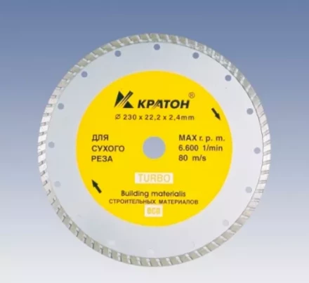 Круг алмазный TURBO HOBBY 180 х 22,2 х 2,6 мм Кратон 1 08 03 004 купить в Ханты-Мансийске