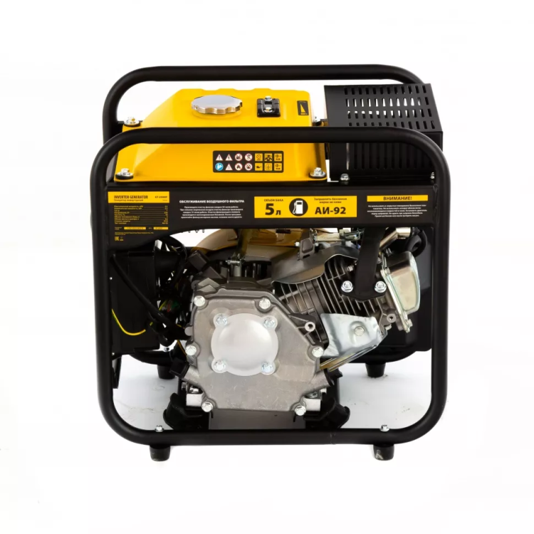 Генератор инверторный GT-2500iF, 2.5 кВт, 230 В, бак 5 л, открытый корпус, ручной старт Denzel 94704 купить в Ханты-Мансийске