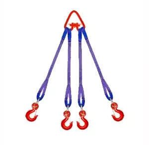 Строп текстильный четырехветвевой 4СТ 16 т  L=6 м  5:1 Звено РТ-3 купить в Ханты-Мансийске